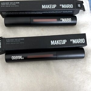 (2) NIB MAKEUP by MARIO NAKED SPICE & MOCHA LATTE Ultra Suede Cozy LIP CRÈME
